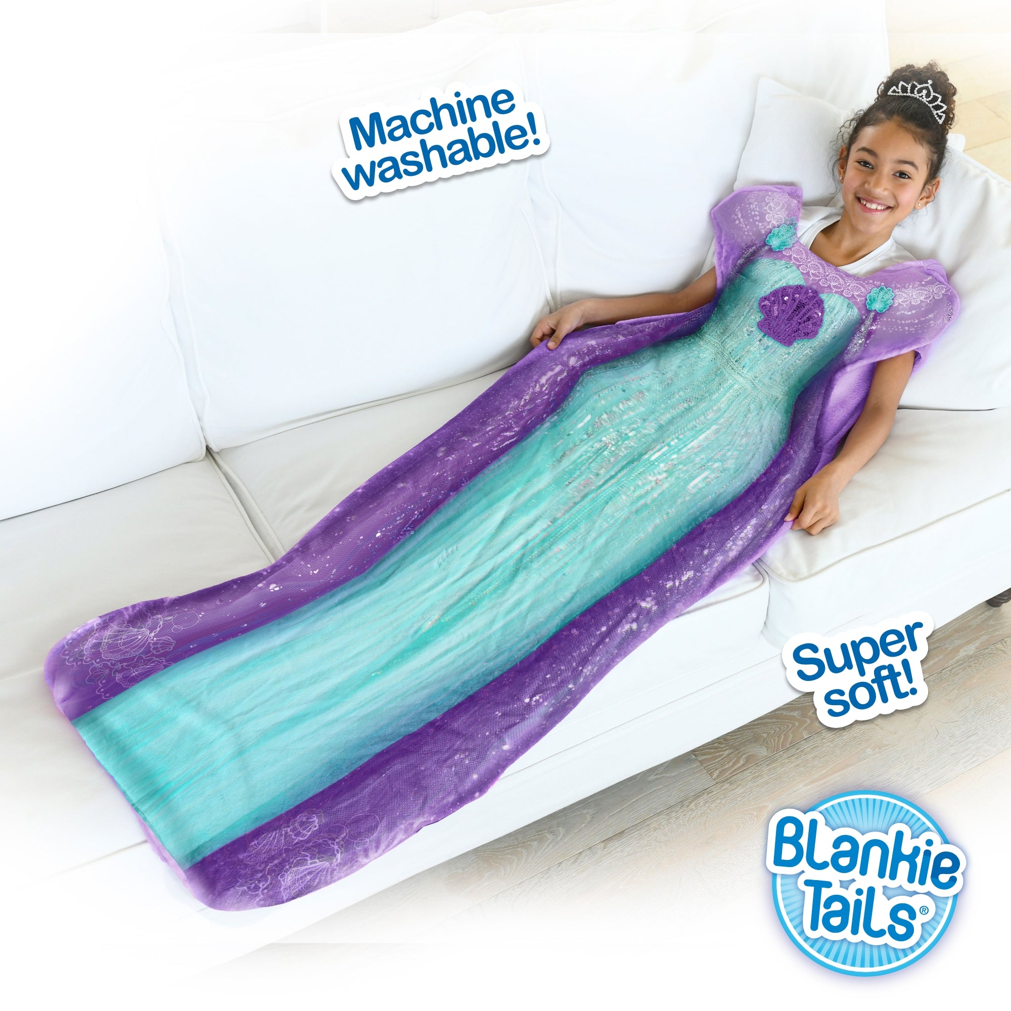 NEW* Mermaid Princess Wearable Blanket - Blankie Tails
