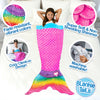 *New* Dream Tails Rainbow Mermaid Blankie Tails
