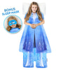 Disney Frozen 2 Elsa's Adventure Outfit Blankie Tails with Bonus Sleep Mask!