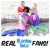 Mermaid Tail Blanket for Dolls - Classic Design in 4 FINtastic Colors