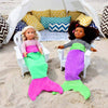 Blankie Tails Dolls and Kids Mermaid Tail Blanket
