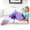 Blankie Tails Adult Purple Ombre Mermaid Blanket